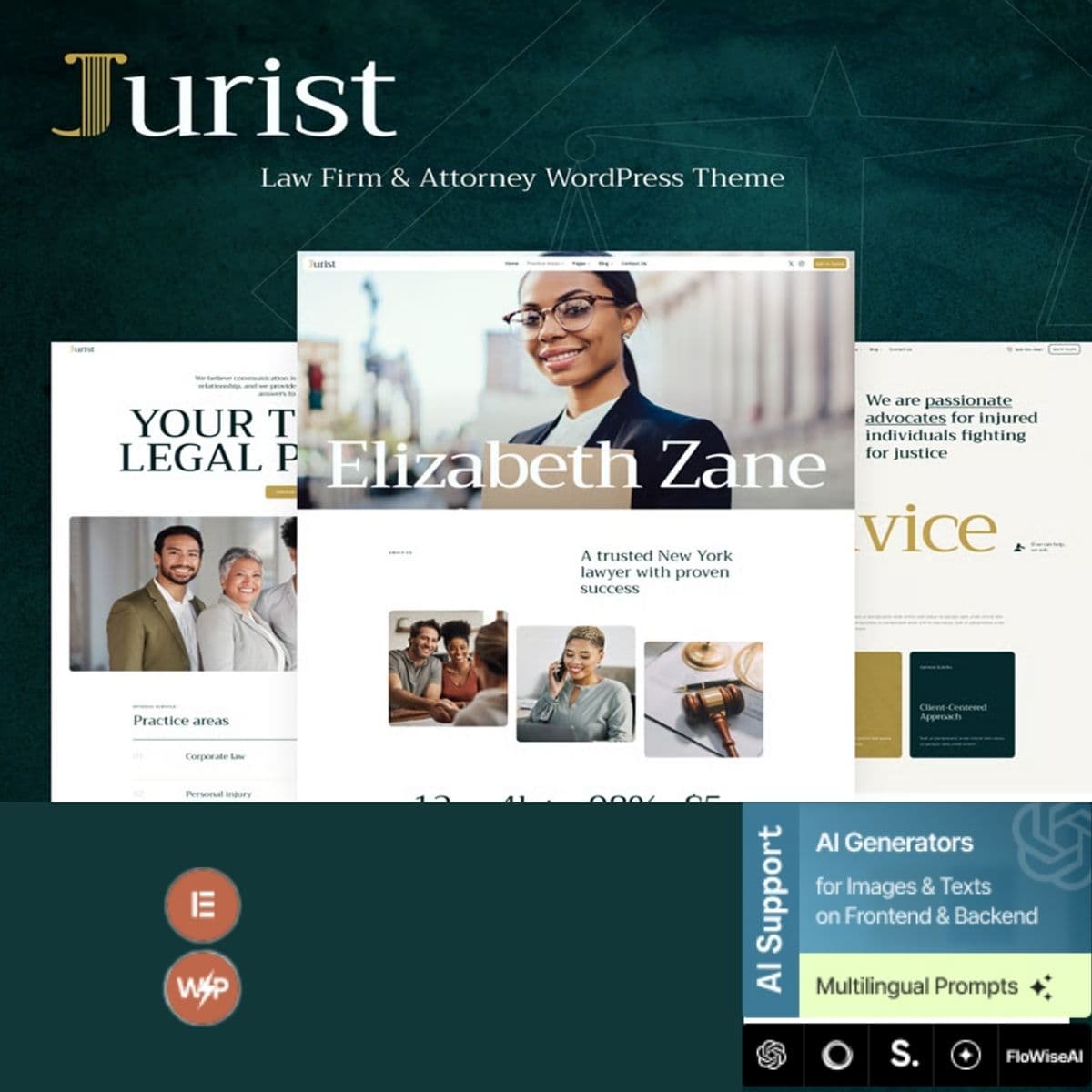 Jurist - Law Firm & Attorney WordPress Theme