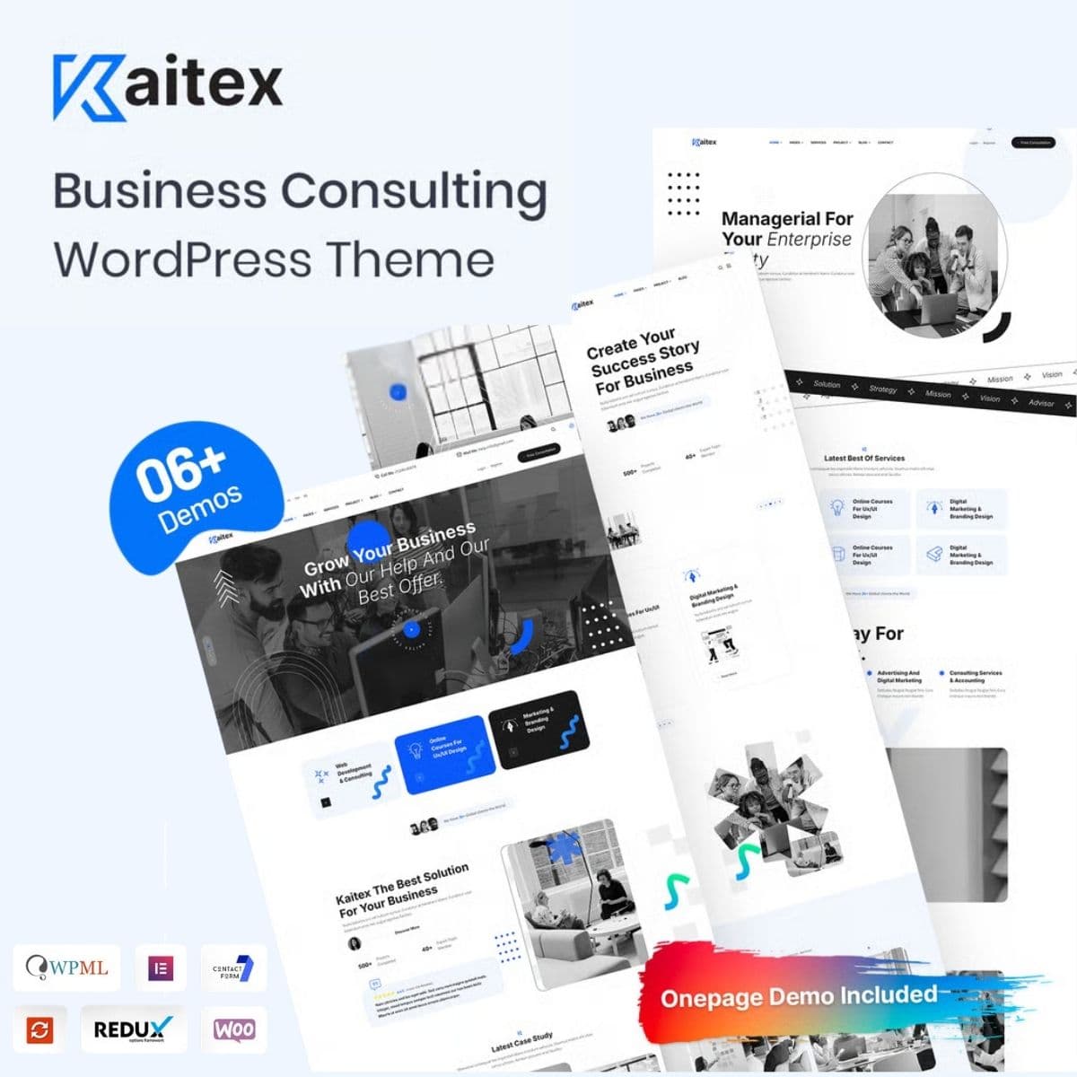Kaitex - Business Consulting WordPress Theme