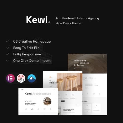 Kewi - Architecture & Interior Agency WordPress Theme