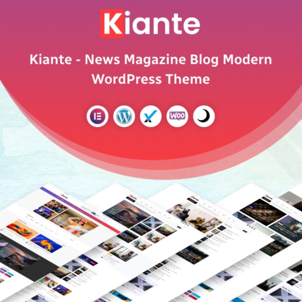 Kiante - Newspaper & Magazine Elementor WordPress Theme Multipurpose