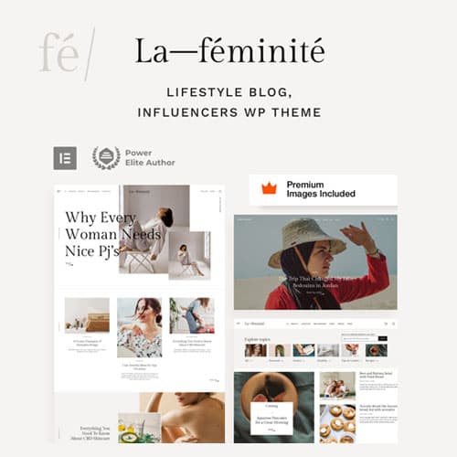 LaFeminite - Personal Blog WordPress Theme
