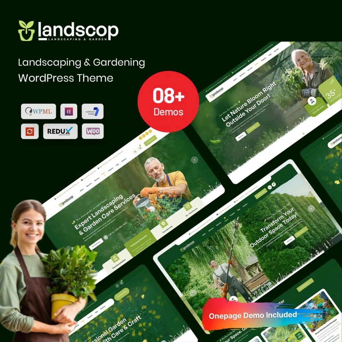 Landscop - Landscaping & Gardening WordPress Theme
