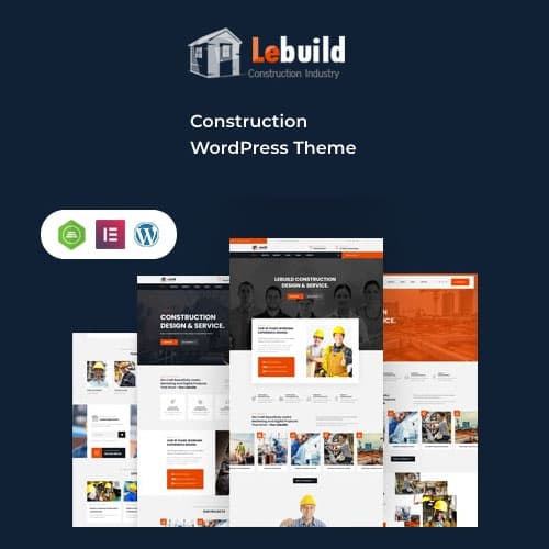 Lebuild - Construction Industry Company WordPress Theme
