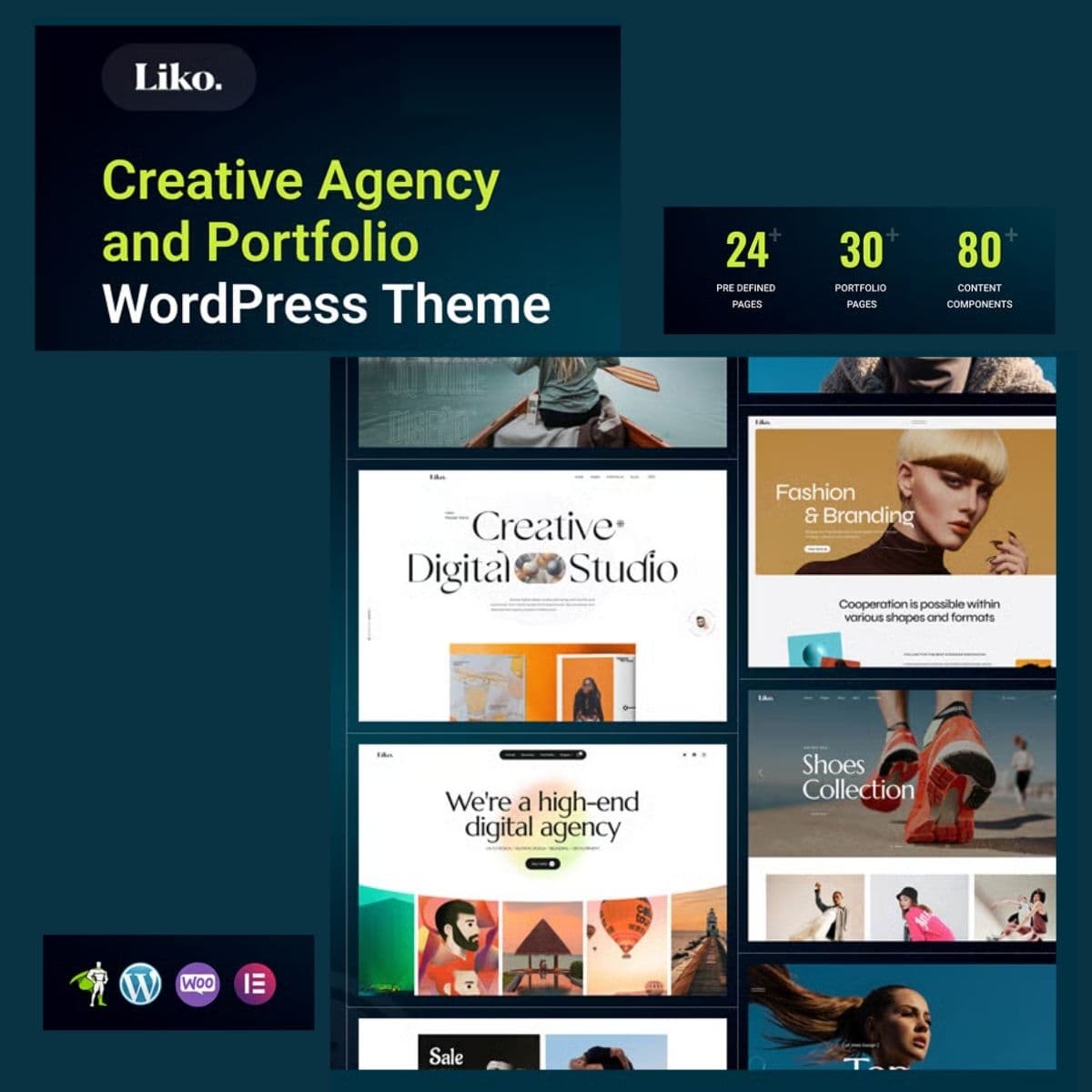 Liko - Creative Agency & Portfolio WordPress Theme
