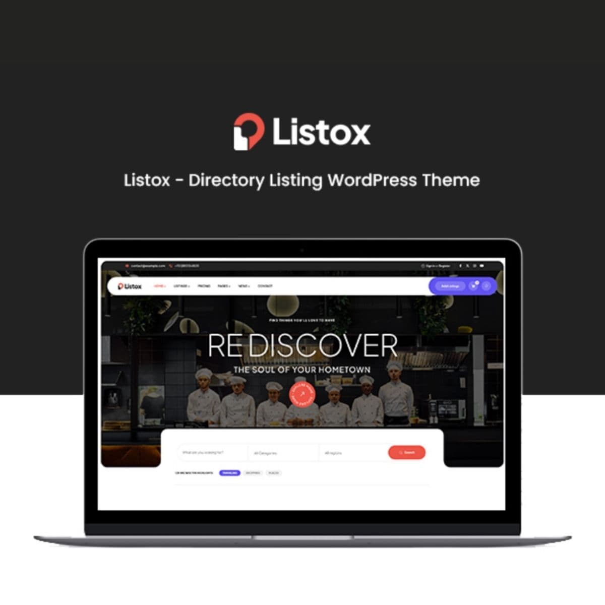 Listox - Directory Listing WordPress Theme
