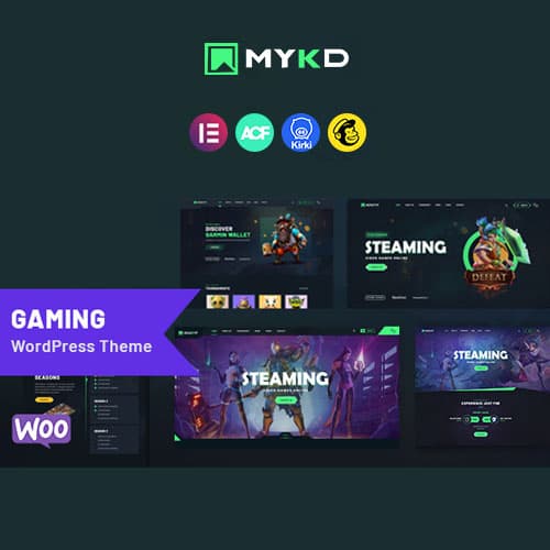 MYKD - eSports and Gaming NFT WordPress Theme