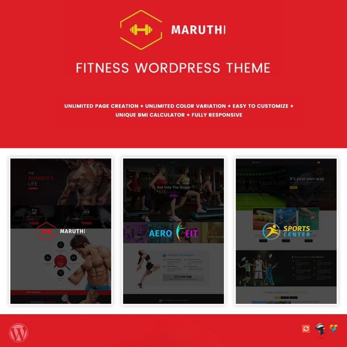 Maruthi - Fitness Gym WordPress Theme