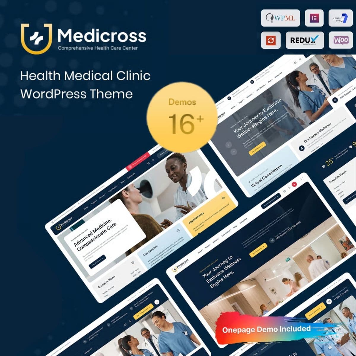 Medicross - Medical WordPress Theme