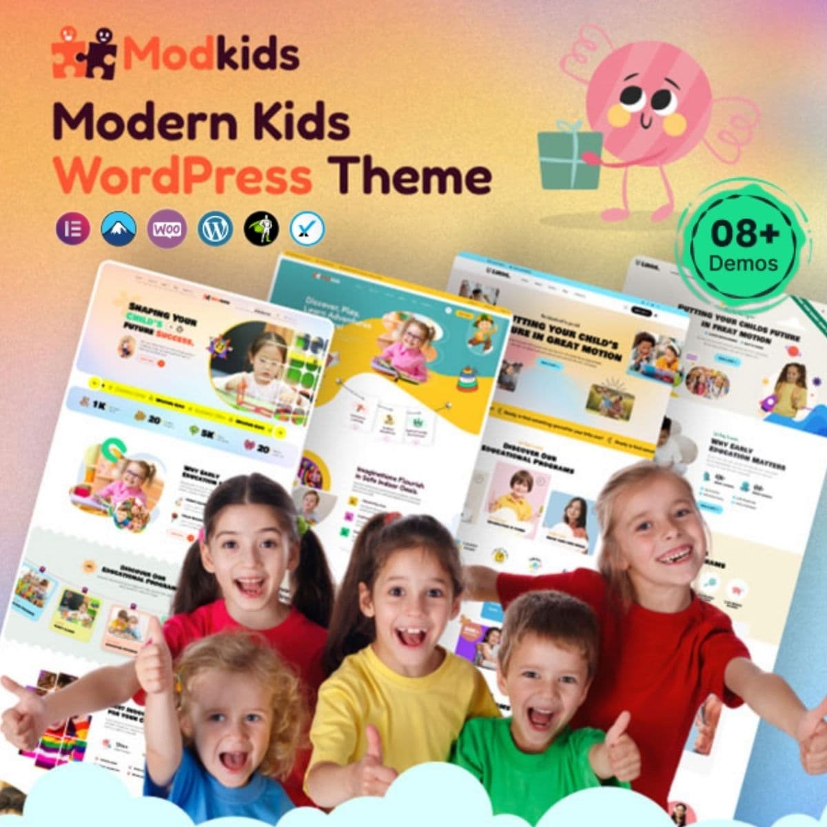 Modkids - Modern Kids WordPress Theme