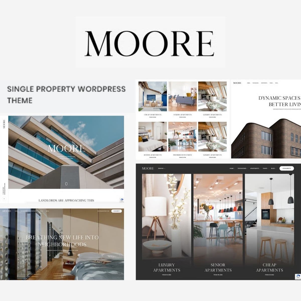 Moore - Single Property WordPress Theme