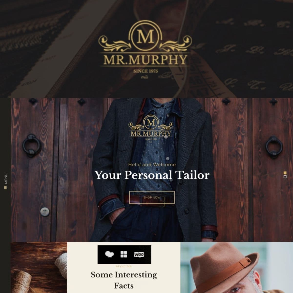 Mr. Murphy - Dress Making & Tailor WordPress Theme