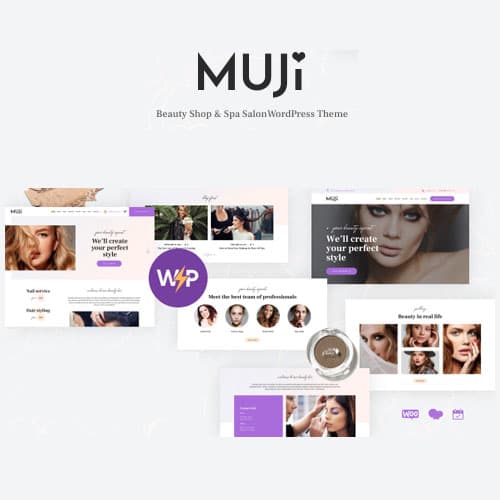 Muji | Beauty Shop & Spa Salon WordPress Theme