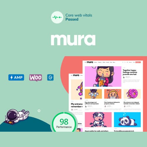 Mura - WordPress Theme for Content Creators