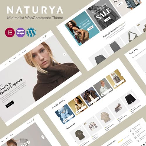 Naturya - Minimalist WooCommerce WordPress Theme