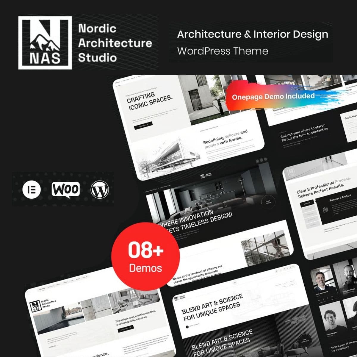 Nordic - Architecture & Interior Design WordPress Theme
