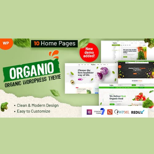 Organio - Organic Food Store WordPress