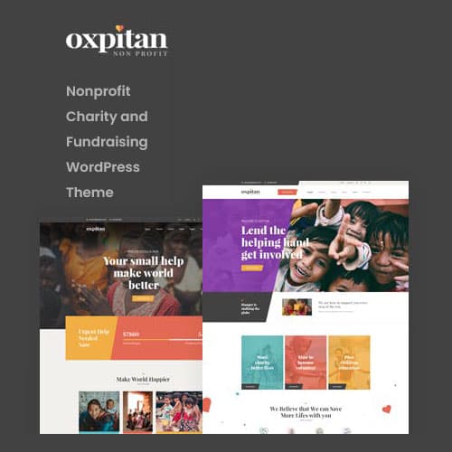 Oxpitan - Nonprofit Charity WordPress Theme
