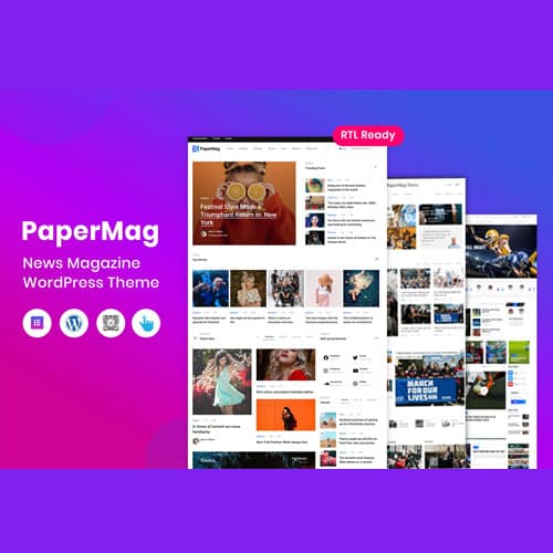 PaperMag - NewsPaper Magazine WordPress Theme