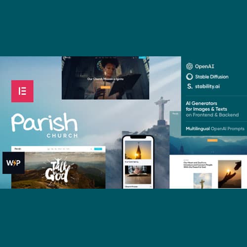 Parish - Church, Religion & Charity WordPress Theme