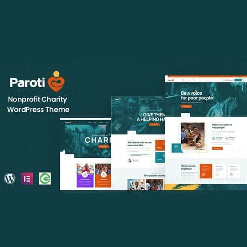Paroti - Nonprofit Charity WordPress Theme