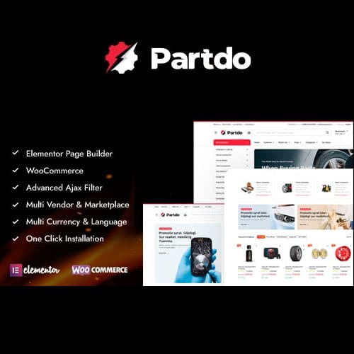 Partdo - Auto Parts and Tools Shop WooCommerce Theme