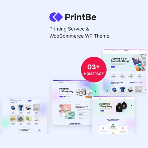 PrintBe - Printing Service & WooCommerce WP Theme