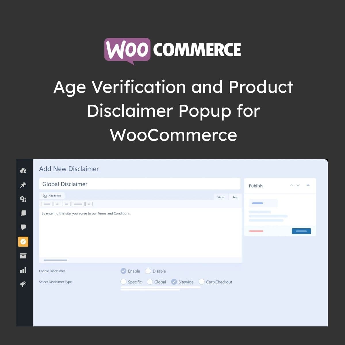 Age Verification and Product Disclaimer Popup for WooCommerce