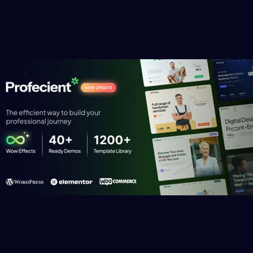 Profecient - Multipurpose Elementor Business & WooCommerce WordPress Theme