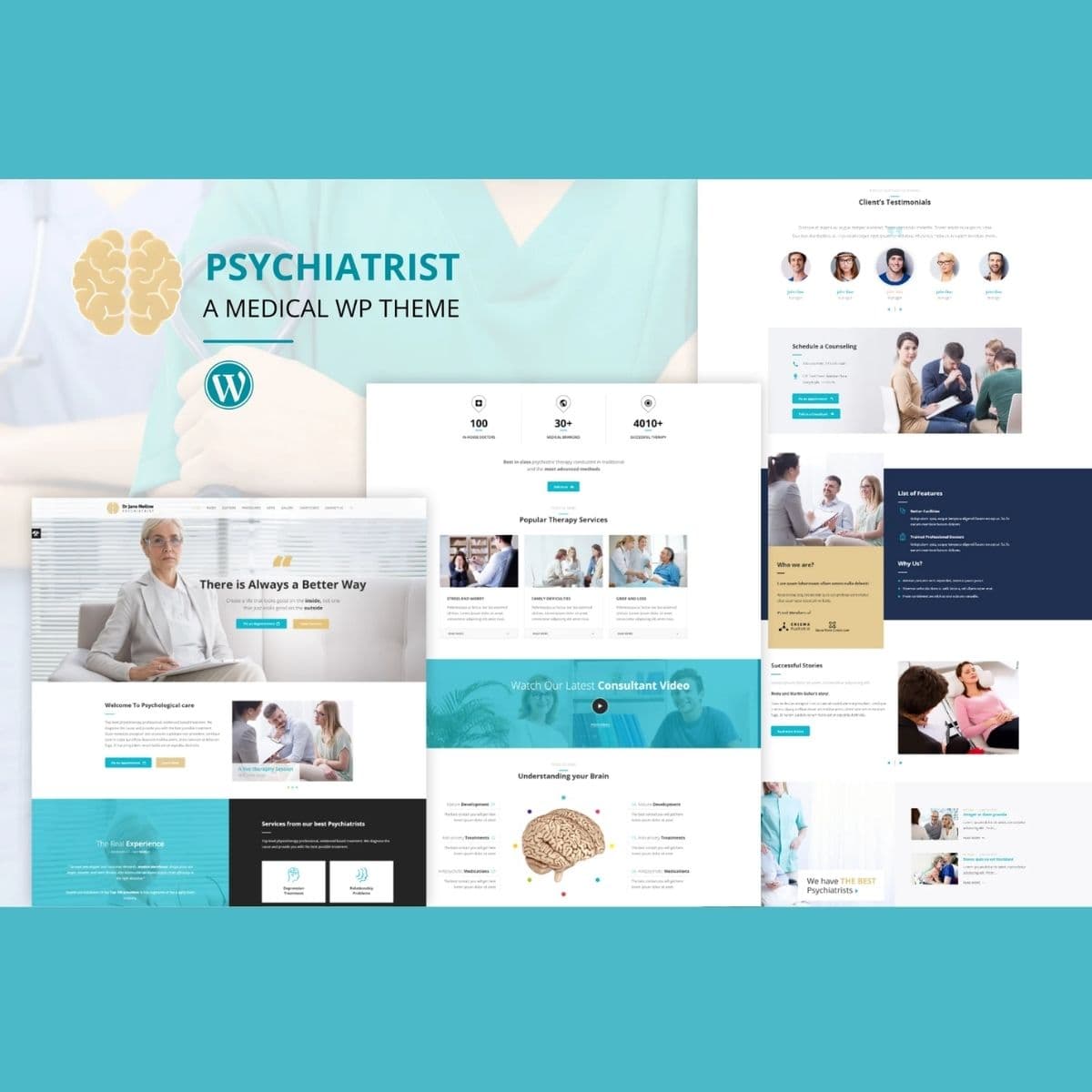 Psychology - Counseling WordPress Theme