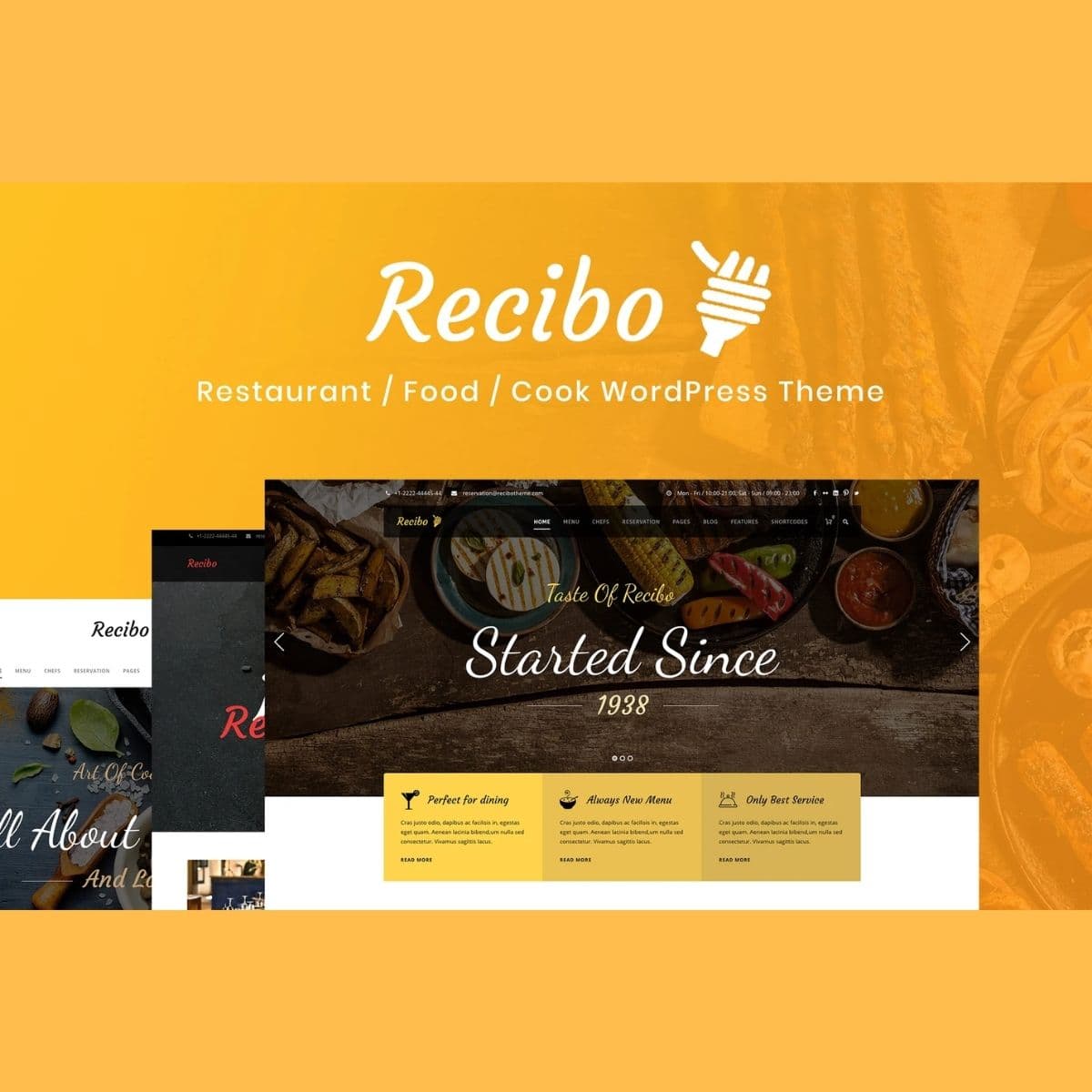 Recibo - Restaurant WordPress