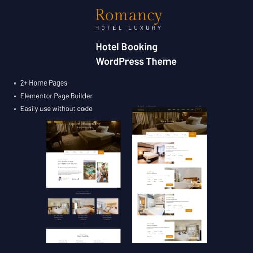 Romancy - Hotel Booking WordPress Theme