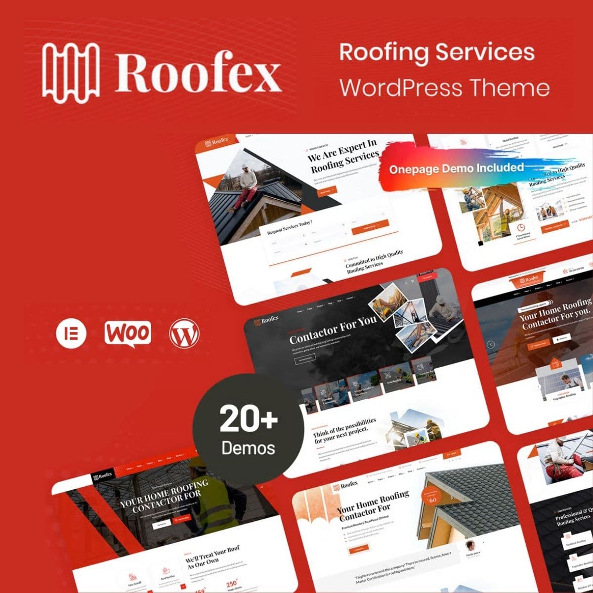 Roofex - Roofing WordPress Theme