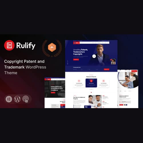 Rulify - Intellectual Property Consultancy Law Firm WordPress Theme