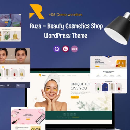 Ruza - Beauty Cosmetics Shop WordPress Theme