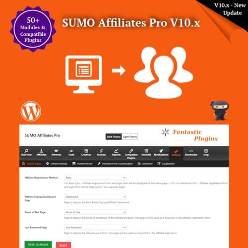 SUMO Affiliates Pro - WordPress Affiliate Plugin