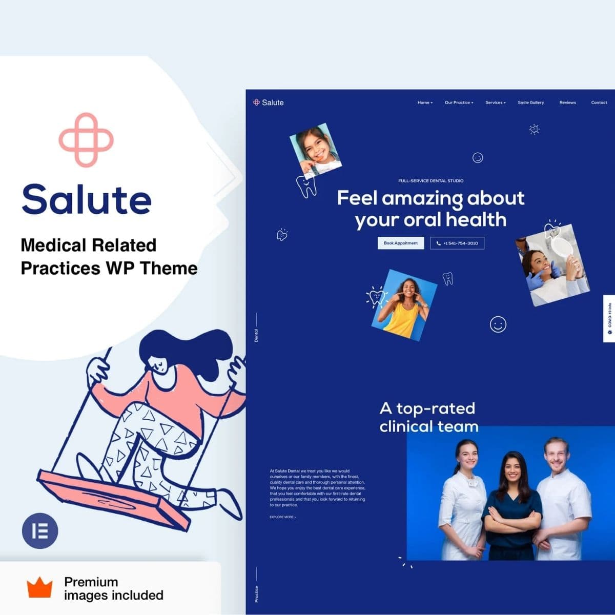 Salute - Medical WordPress Theme