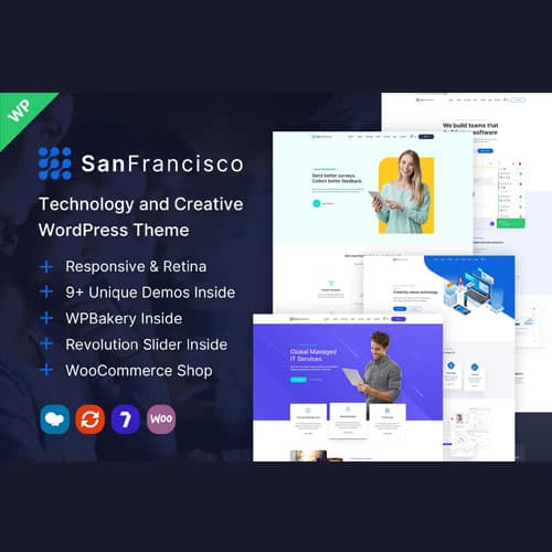 San Francisco - IT Technology and Creative WordPress Theme