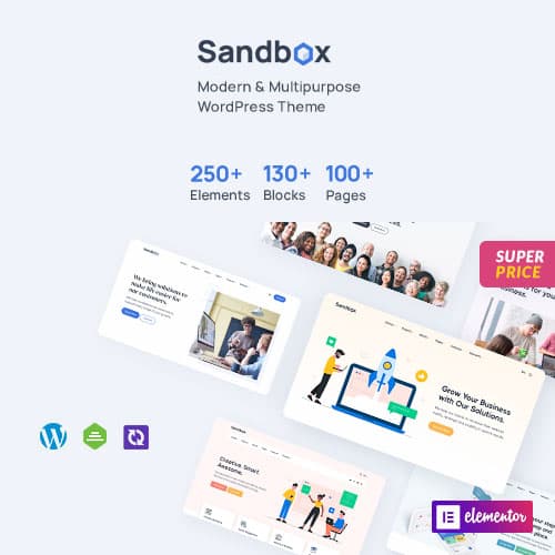Sandbox - Modern & Multipurpose WordPress Theme