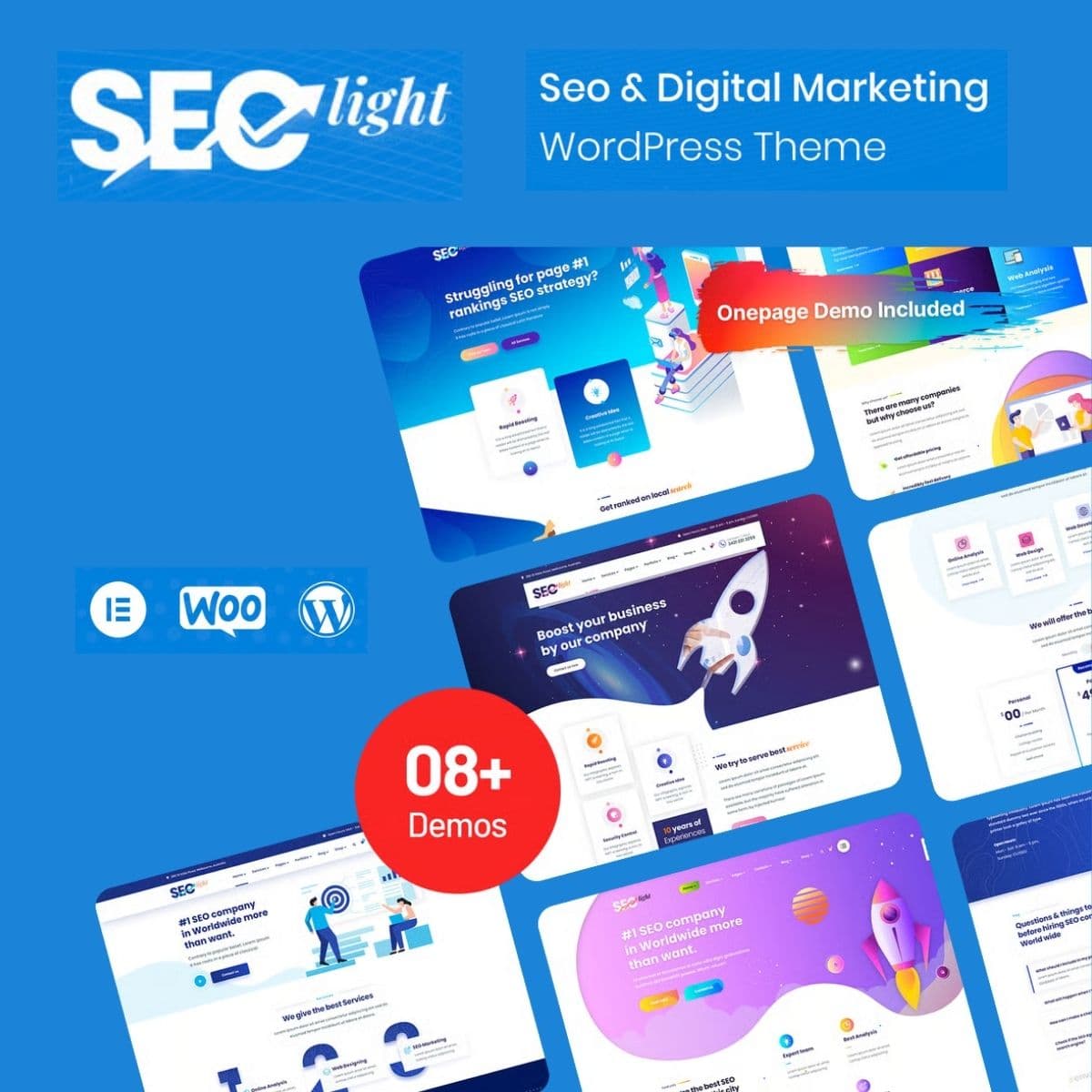 Seclight - Seo & Digital Marketing WordPress Theme