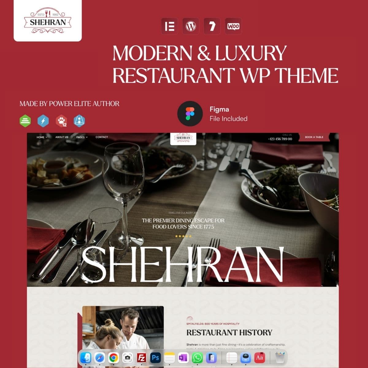Shehran - Restaurant WordPress Theme