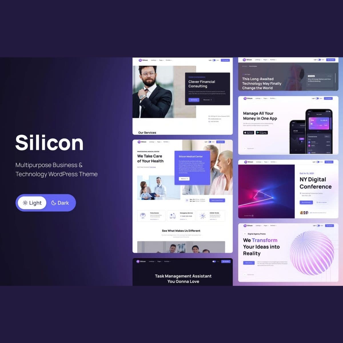 Silicon - Multipurpose Technology WordPress Theme