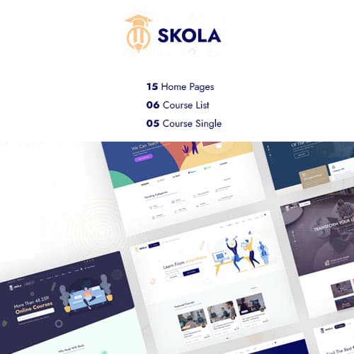 Skola - LMS Online Courses WordPress Theme