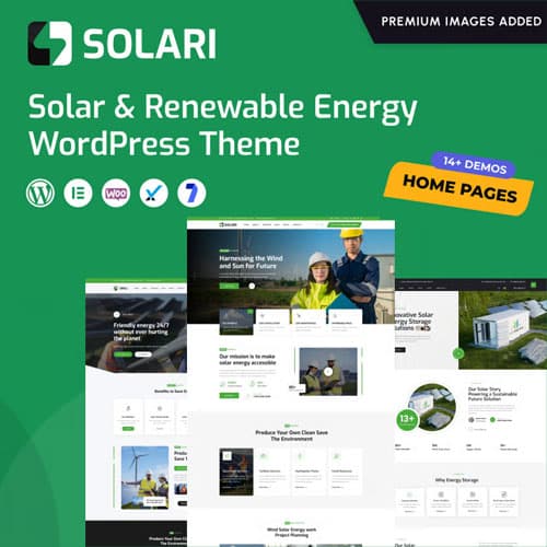 Solari - Ecology & Solar Energy WordPress Theme