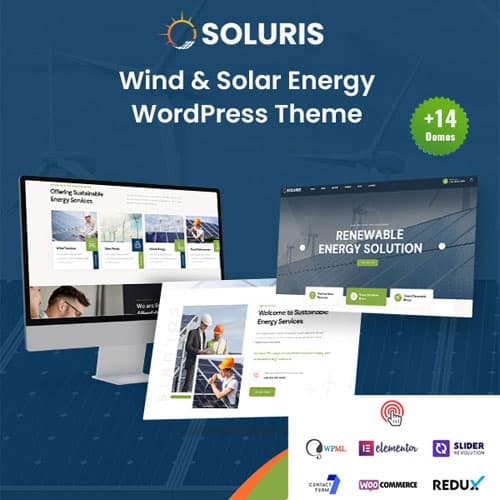 Soluris - Ecology & Solar Energy WordPress Theme
