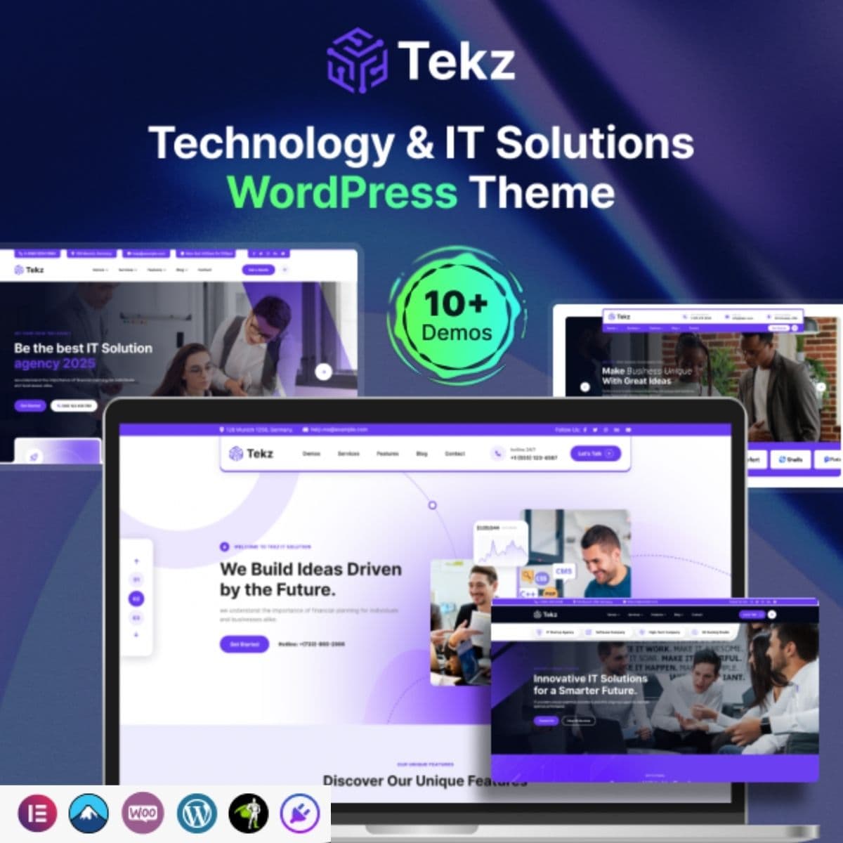 Tekz - Technology & IT Solutions WordPress Theme