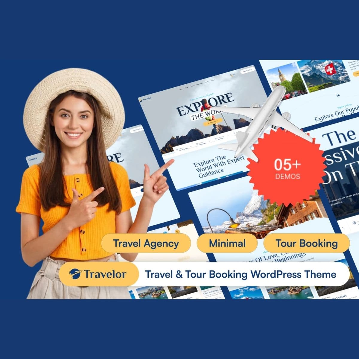 Travelor – Travel & Tour Booking WordPress Theme