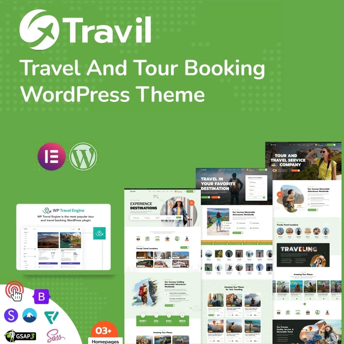 Travil – Travel & Tour Booking WordPress Theme