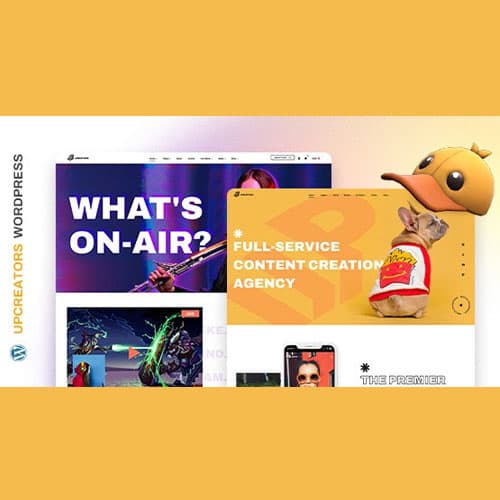 UpCreators - Digital Creators WordPress Theme