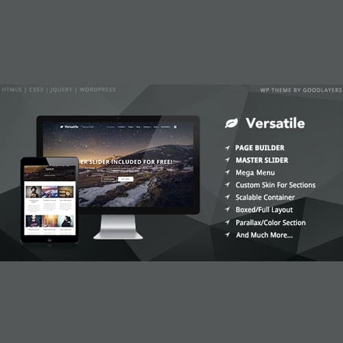 Versatile - Responsive Multi-Purpose WordPress