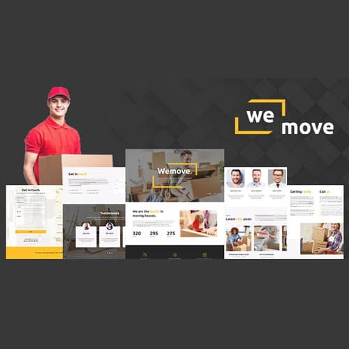 WeMove - Home Moving & Logistic WordPress Theme